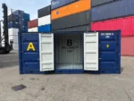 20FT Open Side New (One Trip) Shipping Container Blue - Image 4