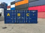 20FT Open Side New (One Trip) Shipping Container Blue - Image 3