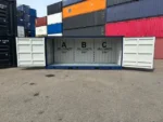 20FT Open Side New (One Trip) Shipping Container Blue - Image 2